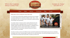 Desktop Screenshot of delarosadrywall.com